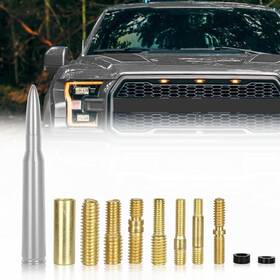 Medduw 781044205070 Universal Car Bullet Antenna Durable Truck Am/fm Radio For Most Cars