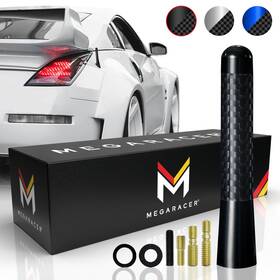 Mega Racer 083398880263 Universal Car Antenna Truck 3 Inch Carbon Fiber Antena Para Car