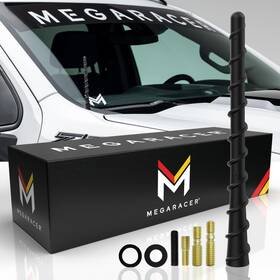 Mega Racer 810027412508 Universal Spiral Car Antenna For Truck Ford F150 Short
