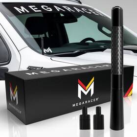 Mega Racer 810027415394 Carbon Fiber Truck Antenna Chevy Silverado 1500 And Gmc Sierra Year 1999-2024