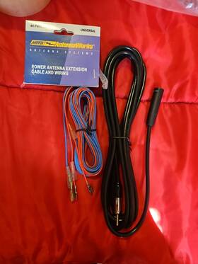 44-pwec157 Metra Power Antenna 157 Inch Extension Cable And Wiring Universal