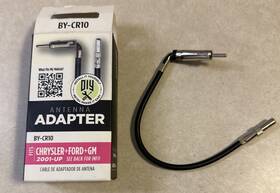 By-cr10 Metra Antenna Adapter Black