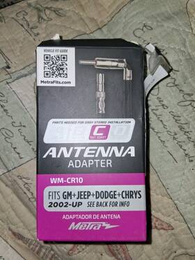 40-cr10 Metra Wm-cr10 Antenna Adapter Cable For Select 2002-up Chrysler Dodge & Jeep