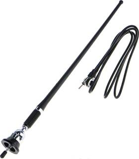 Nc 745074449613 16.9 Inch Car Fm Am Radio Antenna Flexible Mast Fmam Universal