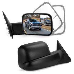 Perfit Zone Sw-mr-00475 Towing Mirrors A Pair Compatible For 2002-2008 Power Glass Heated