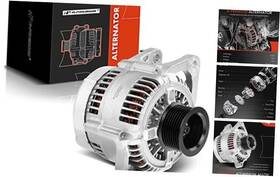 Apalt328 Premiumpartswhosale Alternator Compatible With Dodge Ram 2500 3500 1999-2000 L6 5.9l 12v 136a