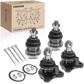Apca2348 Premiumpartswhosale Set Of 4 Front Upper And Lower Ball Joints Kit Compatible With Dodge D50