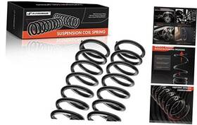 Apcs612 Premiumpartswhosale 2pcs Front Suspension Coil Spring Set Compatible With Dodge Ram 3500 2004