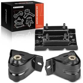 Apem997 Premiumpartswhosale 3pcs Engine Motor Mount And Transmission Set Compatible With Jeep