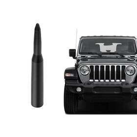 Pyghap 761989221212 Stylish Short Antenna Compatible With Jeep Wrangler Tj Jk Jku Jl Jlu And Je