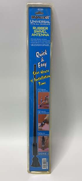 Rally 73416 Swivel Car Antenna Sound Fx No. Rubber Accessory New Sealed