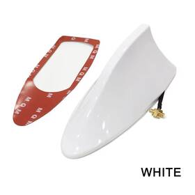 Rapidroo-shop 313040434408 Car Shark Fin Antenna Cover Base Replacement Radio Signal Aerials Roof Exterior