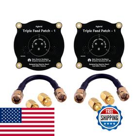 Rcmall B09ndckf2y 5.8ghz Triple Feed Patch Antenna High Gain 9.4dbi Directional Circularly
