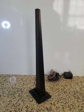 Fm100 Recoton Indoor Powered Antenna Solid Black Radio Tower