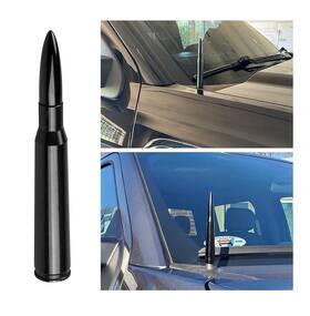 Redyutou 778112262127 Universal Car Truck Bullet Style Antenna Mast Vehicle Replacement For
