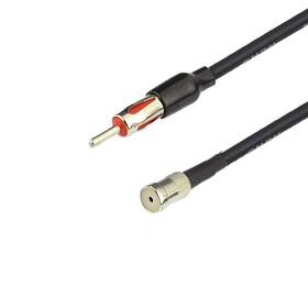 Redyutou 778112262219 Car Radio Antenna Cd Player Modification Line Iso To Din Cable10in/25cm