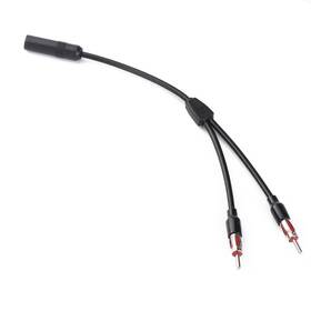 Redyutou 797439364086 Universal Car Antenna 1 Female To 2 Male Splitter Y-shaped Radio Ant