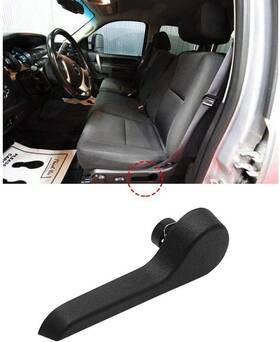 Rendian 710654722691 Husuku Seat Recliner Handle Lh Driver Side Front Ebony For Chevy Silverado Gmc P