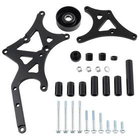 Riaiciing Enm033-bk Ls Truck Suv Alternator/power Steering Pump Bracket Driver Side Compatible Wi