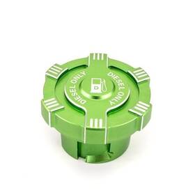 70ro501005 Romelack Magnetic Fuel Cap Billet Aluminum Diesel Caps Compatible With Dodge Ram Green