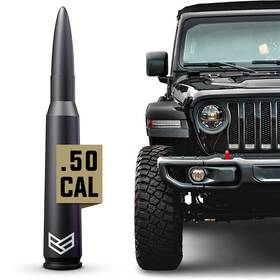 Ronin Factory 758381840196 - 50 Cal Bullet Antenna For Jeep Wrangler Gladiator Sahara