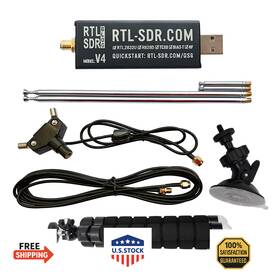 B0cd7558gt Rtl-sdr Blog V4 R828d Rtl2832u 1ppm Tcxo Hf Bias Tee Sma With Dipole Antenna
