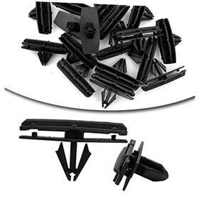 Rydowenna-68039280aa0 Rydowenna 20pcs Fender Flare And Rocker Moulding Clips Compatible With Jeep Wrangler Jk &