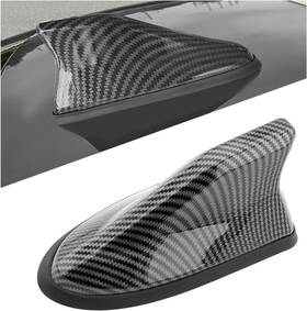 Sbulhia 762503683356 Shark Fin Antenna Cover For Car Auto Am/fm Radio Signal Base Top Roof Aerial Co