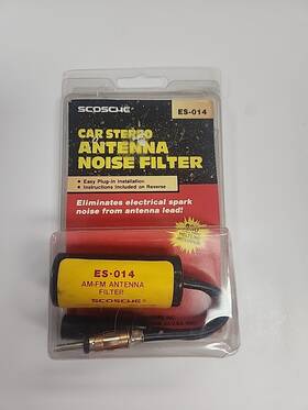 Scosche Es-014 Vintage Car Stereo Antenna Noise Filter Nos