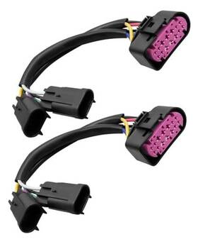 Sekifitment Yj6yjxqun03l301001 Conversion Harness Quad Housing To Projector Headlight Compatible With Dodge