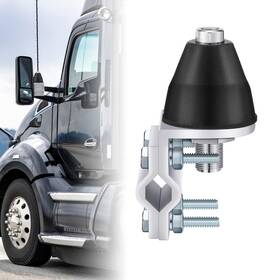 Ri-shimeyao-2360 Shimeyao Single Slot Cb Radio Antenna Mount Bracket 3/8-24 Thread Pl-259 Rubber Stud