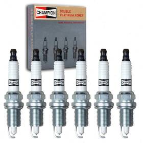 4114313893 Sixity Auto 6 Pc Champion Double Platinum Spark Plugs Compatible With Jeep Wrangler 4.0l