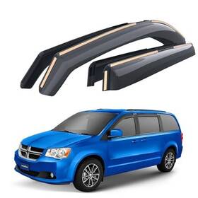 Gy007912 Spark Lines Inc Shatterproof In-channel Window Deflectors For Dodge Grand Caravan 2008-2020