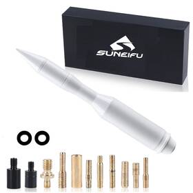 Suneifu 746270250140 Car Antenna Short Stubby Bullet Style Mast Premium Signal Reception Waterp
