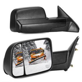 8twm053-max Tadamark Towing Tow Mirrors Compatible With Dodge For Ram 1500 2009-2017 2500