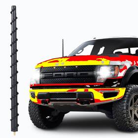 Taygeelery Zytx003 Stubby Antenna Fit For Ford F150 2009-2023 13-inch F-150 Spiral Rubber