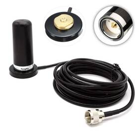 Tengko 723740445619 Nmo Dual Band High Gain Antennas For Car Mobile Radio Uhf Vhf 400-470 136-174