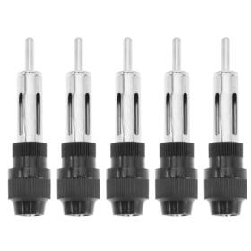 The Lord Of Tools 975956381791 2pcs Car Radio Antenna Adapter Din To Iso Converter Cables 33cm Black