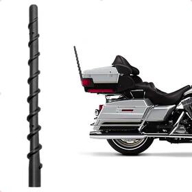 Vagmi 795254129064 9-inch Rubber Flexible Motorcycle Antenna Compatible With Harley Davidson 198