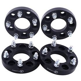 Cg507-254 Vlauto Black Forged 5x5 To 5x4.75 Wheel Adapters 1 Inch With 12x1.5 Inch-pack Of 4
