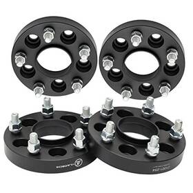 Jp507-254 Vlauto Black Forged 5x5 To 5x4.5 Hubcentric Wheel Adapters 1 Inch Inch-pack Of 4