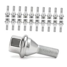 M12x1.25 Vodcaca Vo-l-001 20pcs Wheel Lug Bolts For 2014-2022 Jeep Cherokee Upgrade 19mm Hex