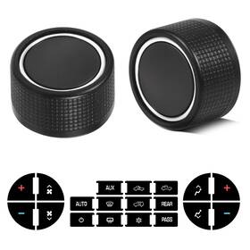 Vofono 789659016289 Rear Radio Volume Control Knob Button With Ac Dash Stickers Repair Kit