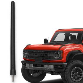 A010-fd2-23 Votex Short Rubber Antenna Fits Ford Bronco 2021-2025 - Usa Stainless Steel Thr