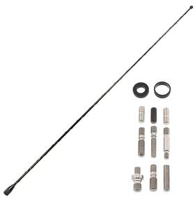 A417votex Votex 21 Inch Black Antenna - Spiral Wind Noise Cancellation Spring Steel Const A417votex Votex 21 Inch Black Antenna - Spiral Wind Noise Cancellation Spring Steel Const