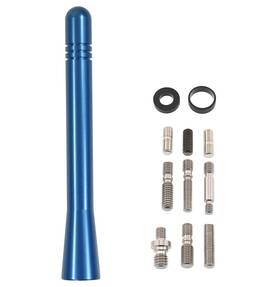 A423votexblue Votex Made In Usa - 4 Inch Blue Aluminum Antenna Stainless Steel Threading