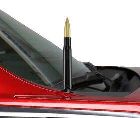 Votex A435votexgold - Made In Usa 50 Caliber Black With Gold Bullet Aluminum Antenna Fi