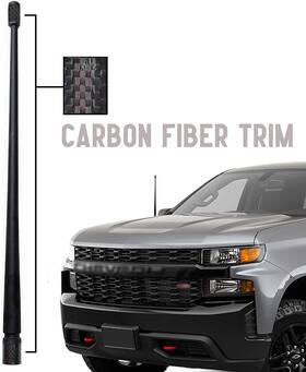 Votex A601-cch-15 13 3/4 Inch Short Rubber Antenna For Chevy Silverado/gmc Sierra Black