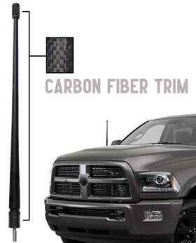 A601-fd2spr-1 Votex - The Spartan 13 3/4 Inch Rubber Antenna Fits Dodge Ram 1500 2500