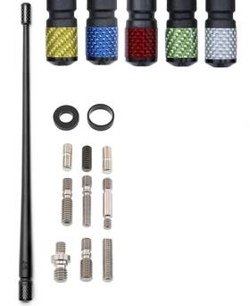 Votex A601votex 13 Inch Rubber Carbon Fiber Black Blue Gold Green Red Silver Antenna